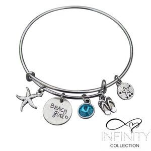 Infinity Beach Girl Charm Bracelet